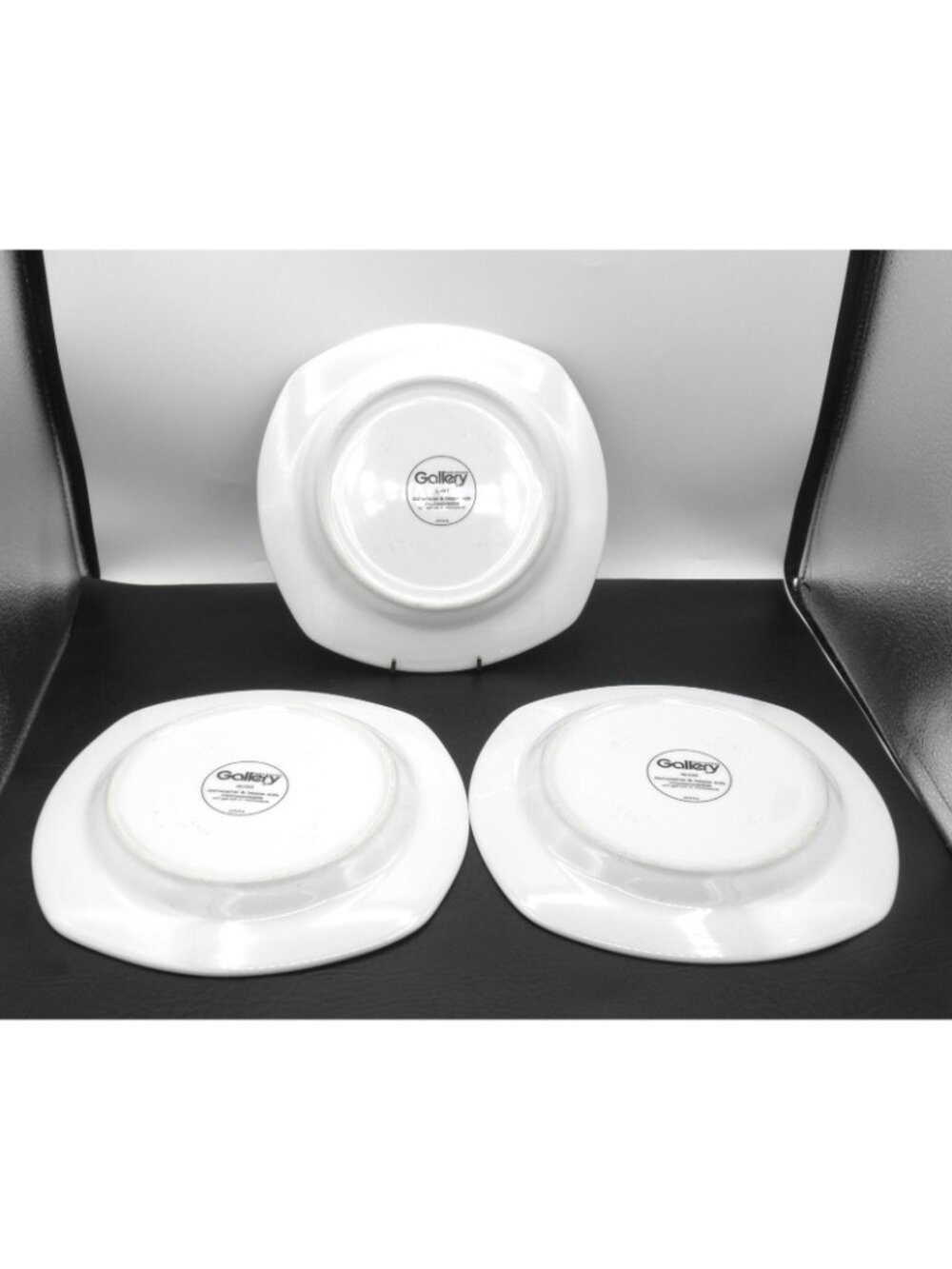 Quad by Tabletops Unlimited 10 Inch Dinner Plate Set of 3 Pattern Code: TAUQUAD - Picture 2 of 5